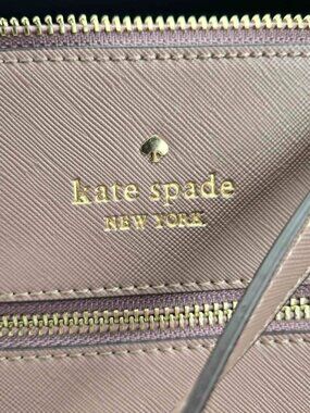 Kate Spade New York Pink Saffiano Leather Crossbody Bag NWT